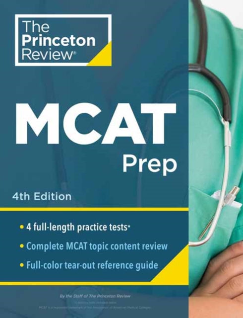 Princeton Review MCAT Prep: 4 Practice Tests + Complete Content Coverage