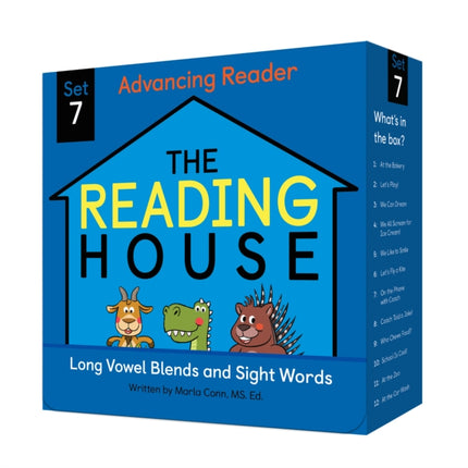 The Reading House Set 7: Long Vowel Blends and Sight Words