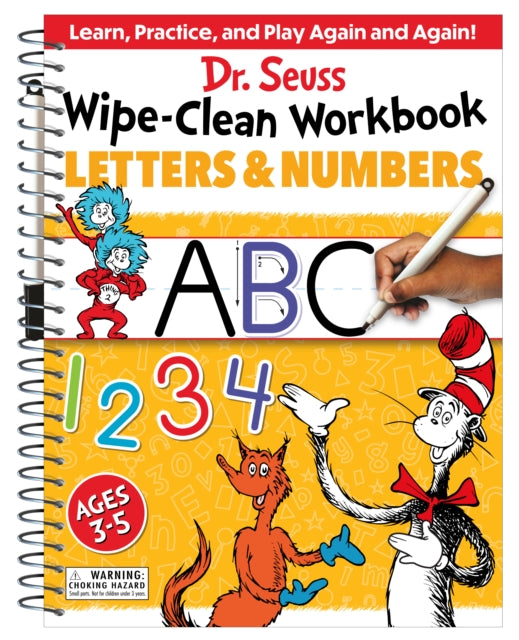 Dr. Seuss Wipe-Clean Workbook: Letters and Numbers: Activity Workbook for Ages 3-5