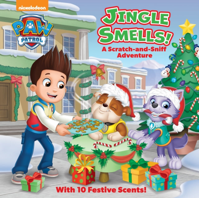 Jingle Smells!: A Scratch-and-Sniff Adventure (PAW Patrol): A Holiday Scratch-and-Sniff Book for Kids