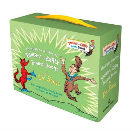 Little Green Boxed Set of Bright and Early Board Books: Fox in Socks; Mr. Brown Can Moo! Can You?; There's a Wocket in My Pocket!; Dr. Seuss's ABC