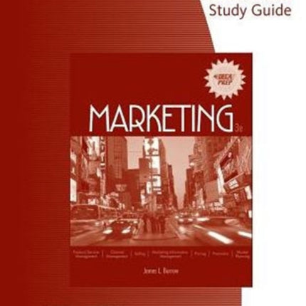 Activities and Study Guide for Burrows Marketing 3rd