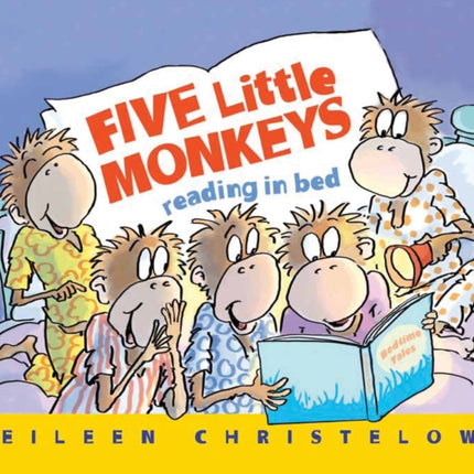 Five Little Monkeys Reading in Bed