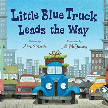 Little Blue Truck Leads the Way Board Book