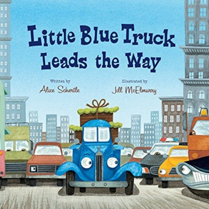 Little Blue Truck Leads the Way Lap Board Book