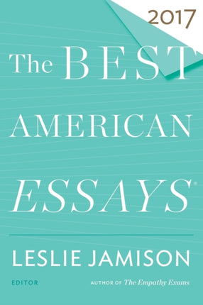 The Best American Essays 2017