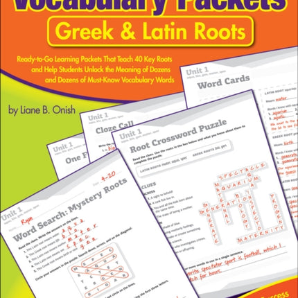 Vocabulary Packets: Greek & Latin Roots