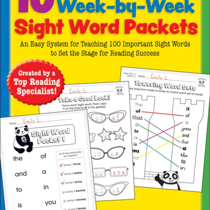 10 WeekByWeek Sight Word Packets