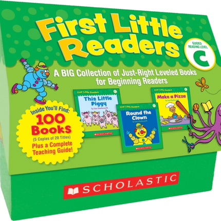 First Little Readers: Guided Reading Level C (Classroom Set): A Big Collection of Just-Right Leveled Books for Beginning Readers