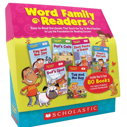 Word Family Readers Set: Easy-To-Read Storybooks That Teach the Top 16 Word Families to Lay the Foundation for Reading Success