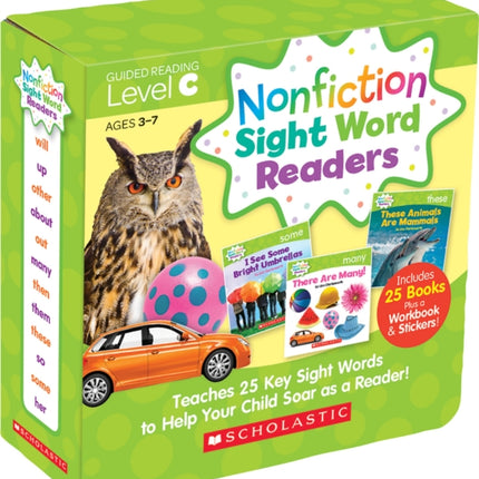 Nonfiction Sight Word Readers: Guided Reading Level C (Parent Pack): Teaches 25 Key Sight Words to Help Your Child Soar as a Reader!