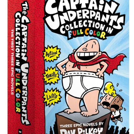 The Captain Underpants Color Collection (Captain Underpants #1-3 Boxed Set)