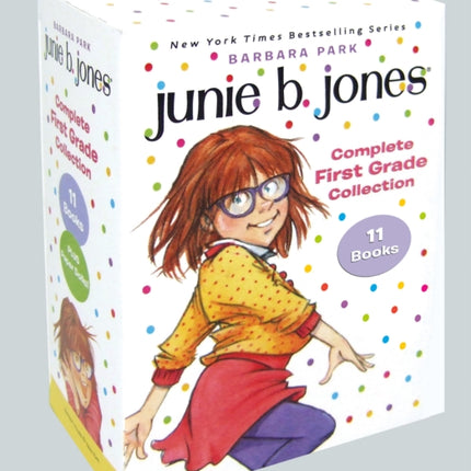 Junie B. Jones Complete First Grade Collection: Books 18-28 with paper dolls in boxed set