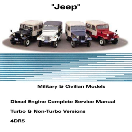 Mistubishi Jeep Diesel English Service Manual 4Dr5