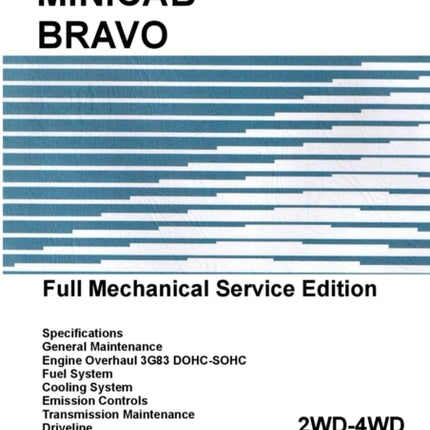 Mitsubishi MinicabBravo Full Mechanical Service Manual