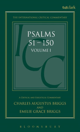 Psalms v 1 International Critical Commentary