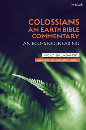 Colossians An Earth Bible Commentary