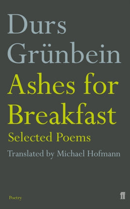 Ashes for Breakfast: Selected Poems