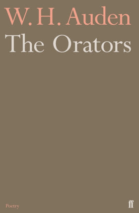 The Orators Faber Poetry