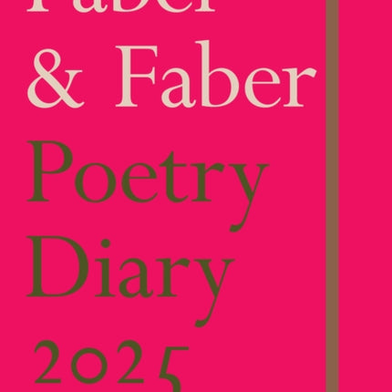 Faber Poetry Diary 2025