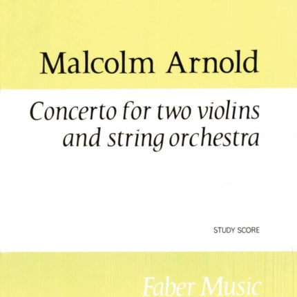 Concerto for Two Violins and String Orchestra