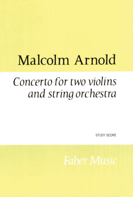 Concerto for Two Violins and String Orchestra