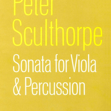 Sonata for Viola and Percussion