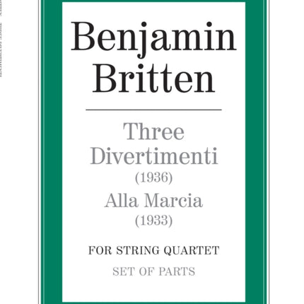 Three Divertimenti and Alla Marcia