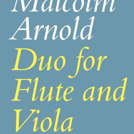 Duo for Flute and Viola