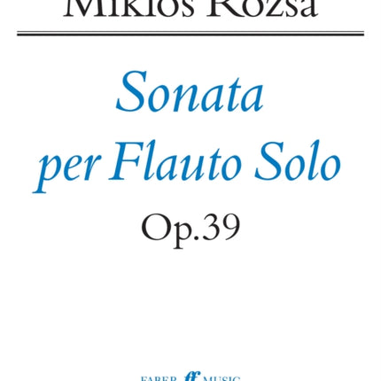 Sonata per Flauto Solo Op.39