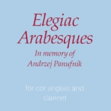 Elegiac Arabesques