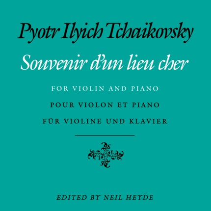 Souvenir d'un Lieu Cher (Memories of a Dear Place) (Violin and Piano)