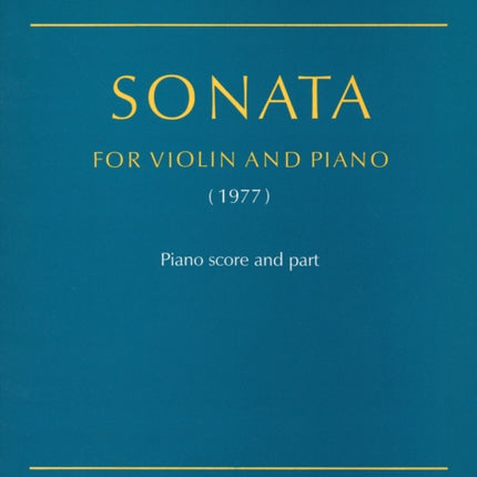 Sonata Violin and Piano