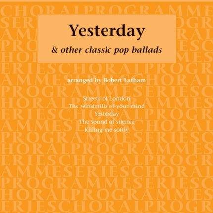 Yesterday and other Classic Pop Ballads