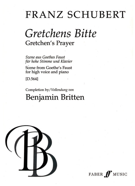 Gretchens Bitte (Completed by Britten)