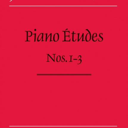 Piano Études Nos.1-3