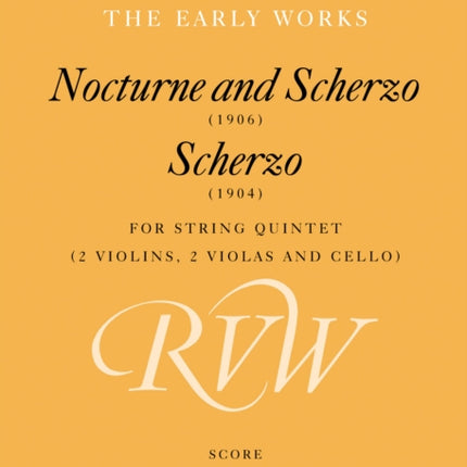 Nocturne and Scherzo with Scherzo