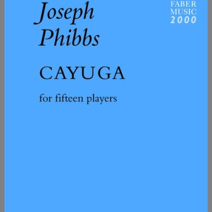 Cayuga score Faber Edition