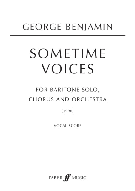 Sometime Voices