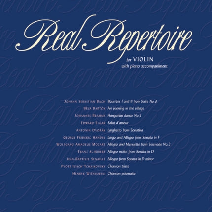 Real Repertoire for Violin