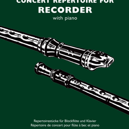 Concert Repertoire For Recorder