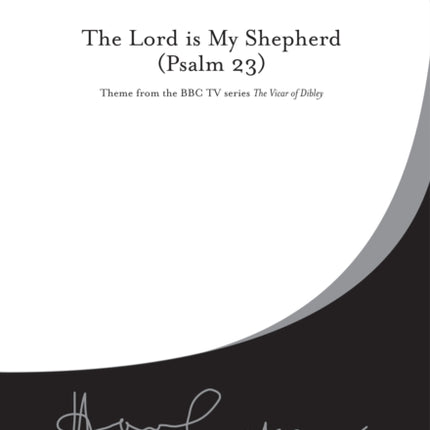 The Lord Is My Shepherd (Psalm 23)