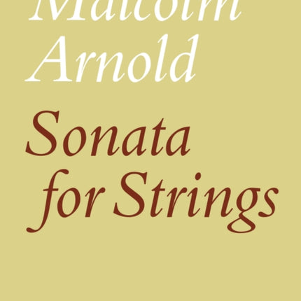 Sonata for Strings