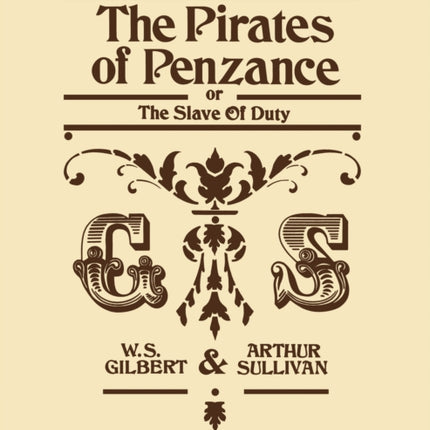 The Pirates Of Penzance (Vocal Score)