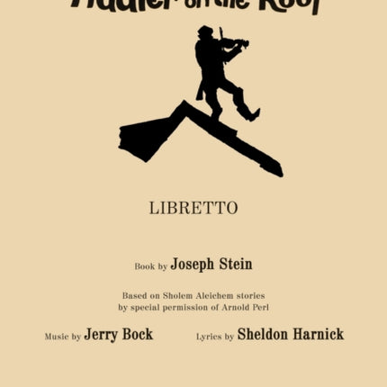 Fiddler On The Roof (libretto)