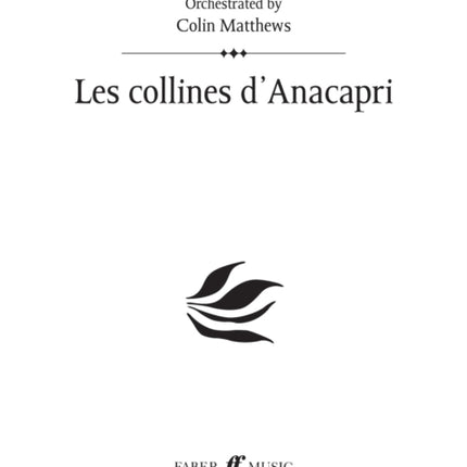 Les collines d'Anacapri (Prelude 17)