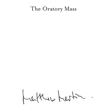 The Oratory Mass