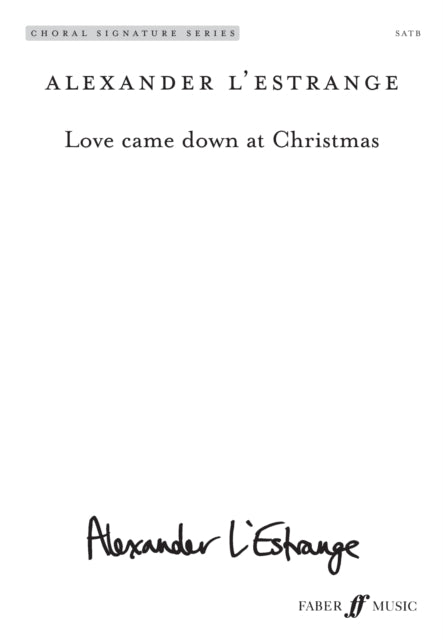 Love Came Down at Christmas
