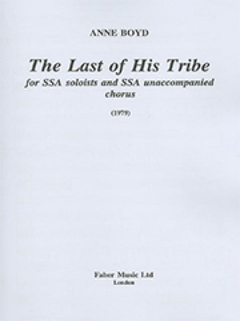 The Last of His Tribe