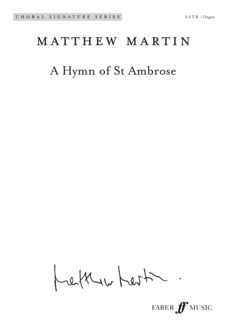 A Hymn of St Ambrose